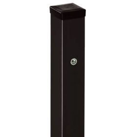 Polbram Kapu oszlop 7x7x200 cm, RAL 9005 fekete