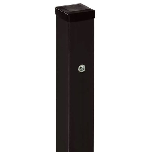 Polbram Kapu oszlop 7x7x200 cm, RAL 9005 fekete