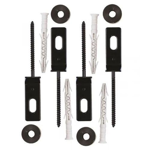 Polbram Kerítés panel összekötő típus " O " (4 darabos szett), RAL 9005 fekete