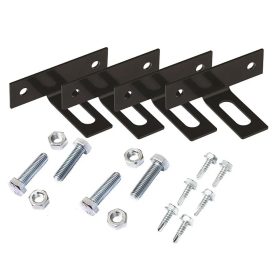   Polbram Kerítés panel összekötő típus " T " (4 darabos szett), RAL 9005 fekete