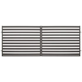   Polbram Ruby Dupla szárnyas kapu 4m, 1,5m magas, RAL 7016 antracit