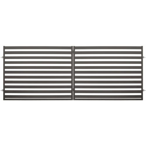 Polbram Ruby Dupla szárnyas kapu 3m, 1,5m magas, RAL 7016 antracit
