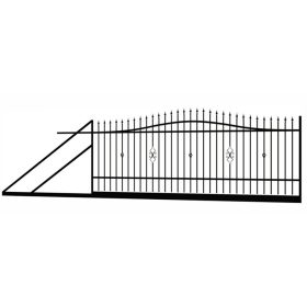   Polbram Klaudia tolókapu balos 4m, 1,5m magas, RAL 7016 antracit