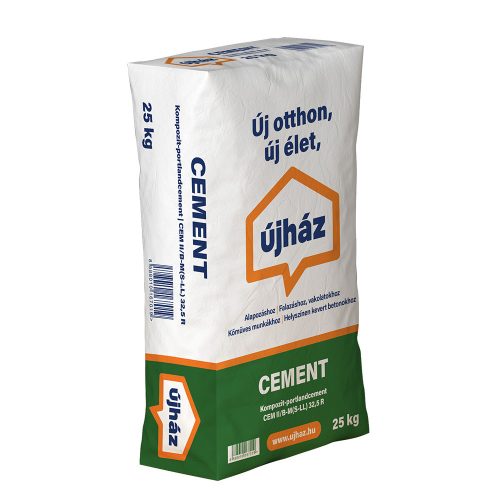 újház CEM II/B-M (S-LL) 32.5 R TZ cement (56 zsák/raklap)