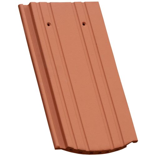 újház - Swissporton - Kerka hornyolt alapcserép ívesvágású natúrvörös (324 darab/raklap)