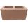 Leier Modern Kerítéskő normál natúr mokka 40x20x20 cm