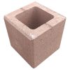 Leier Modern Kerítéskő félkő natúr mokka 20x20x20 cm