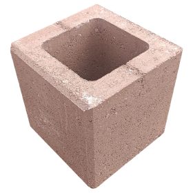 Leier Modern Kerítéskő félkő natúr mokka 20x20x20 cm
