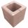 Leier Modern Kerítéskő félkő natúr mokka 20x20x20 cm