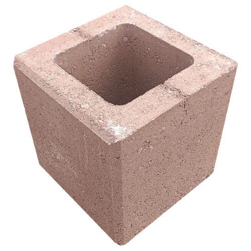 Leier Modern Kerítéskő félkő natúr mokka 20x20x20 cm
