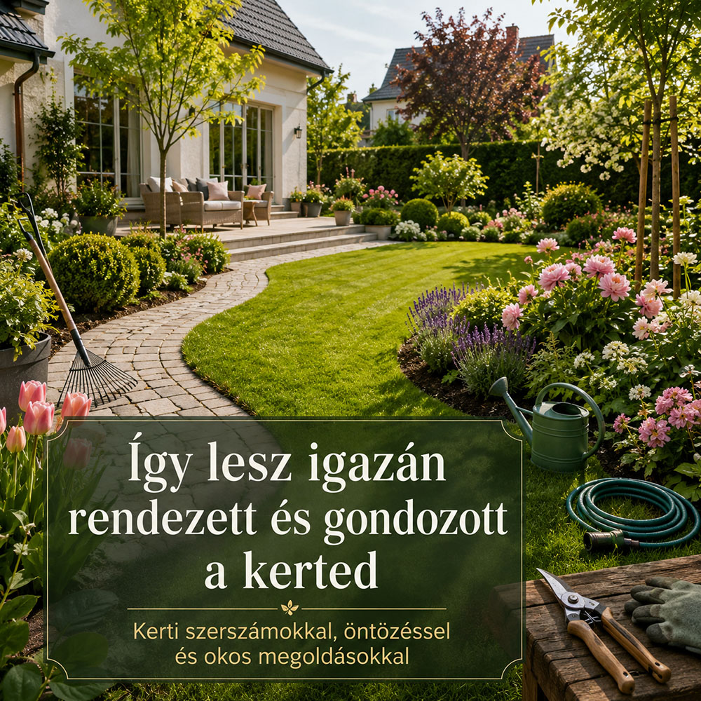 Így lesz igazán rendezett és gondozott a kerted