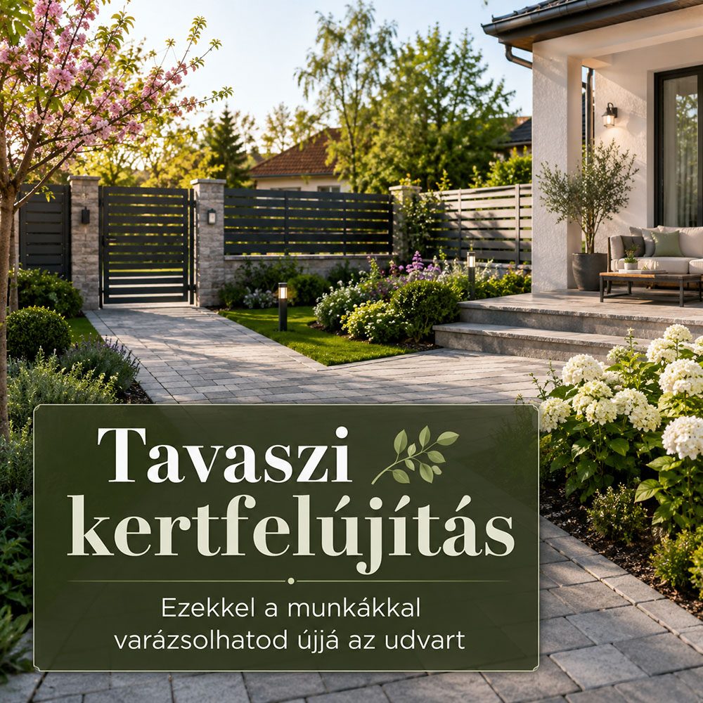 Ezekkel a munkákkal varázsolhatod újjá az udvart